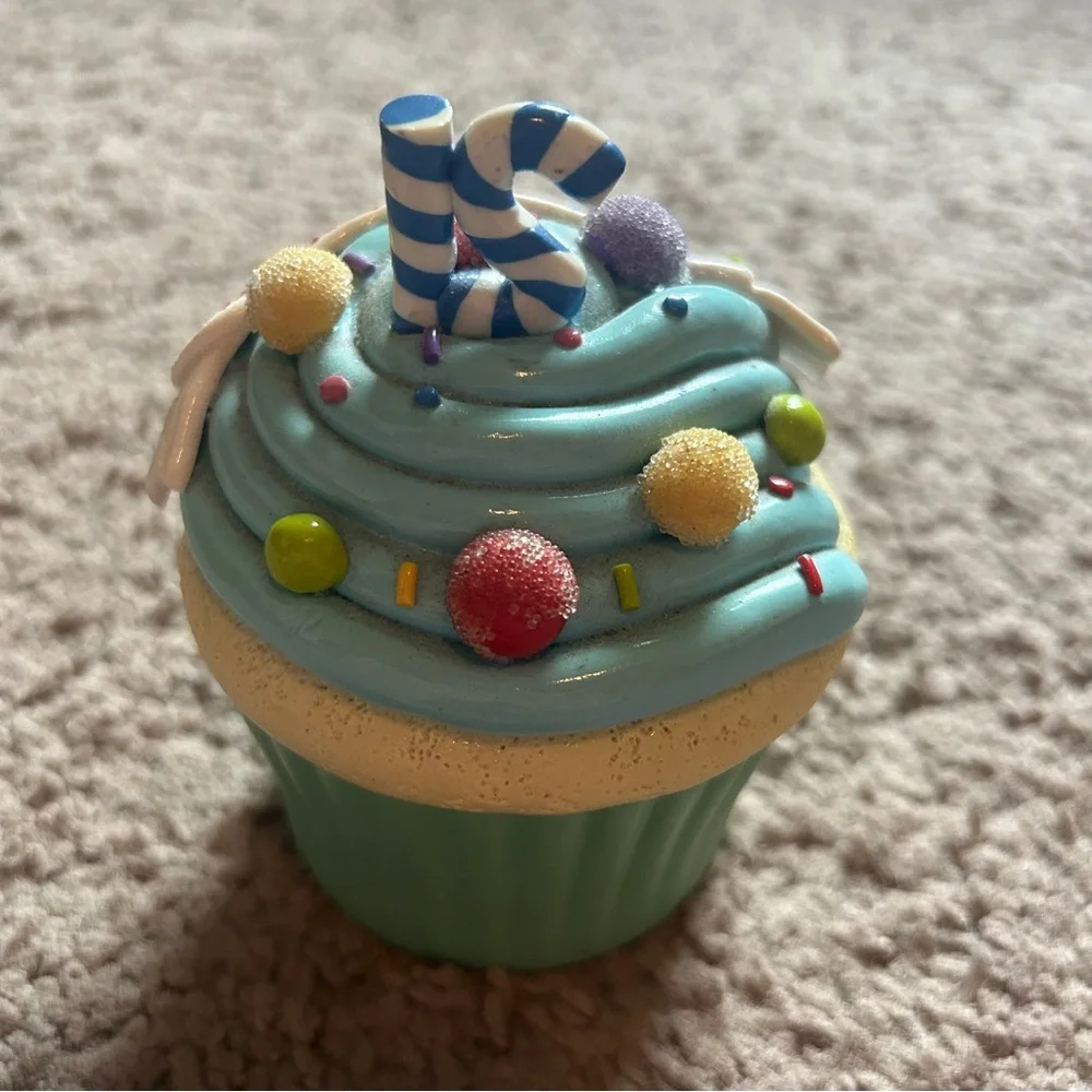 Happy 21st Birthday Ceramic Cupcake Trinket Coin Holder